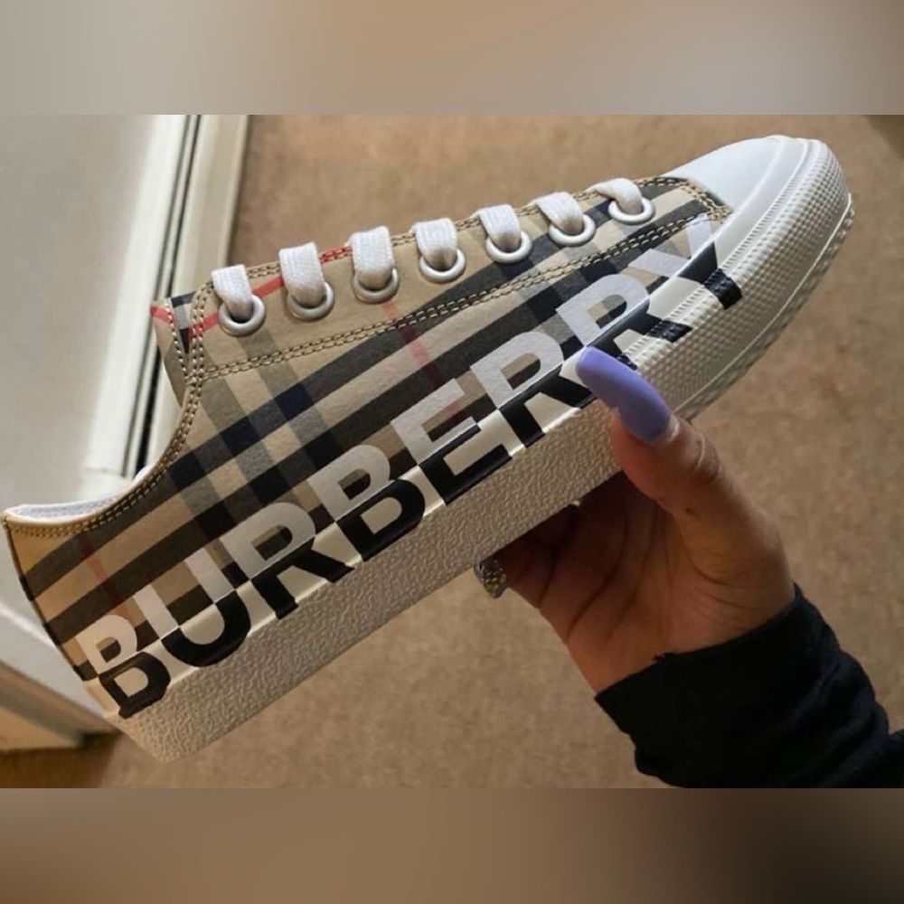 Burberry Checkered Logo Sneakers